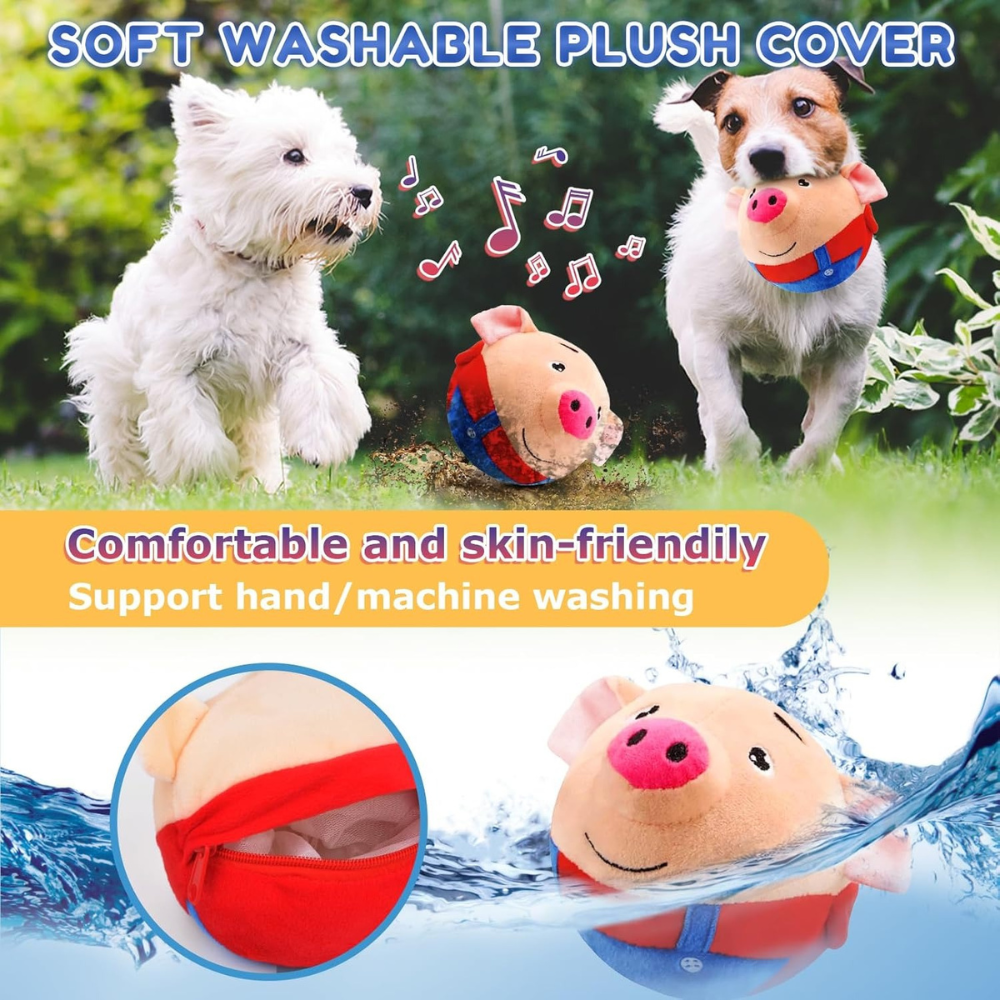 PawBoing™ – Interactive Plush Jumping Ball Dog Toy